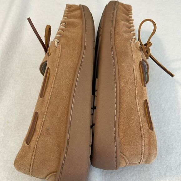 Men’s Minnetonka Pile Lined Hard Sole Mocassins - Picture 7 of 12